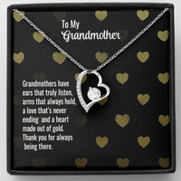 Load image into Gallery viewer, to my grandmother - Forever Love Necklace - JustFamilyThings
