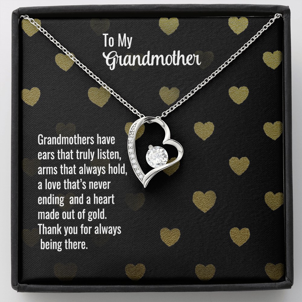 to my grandmother - Forever Love Necklace - JustFamilyThings