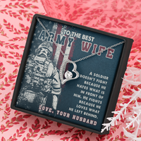 Load image into Gallery viewer, To The Best Army Wife - Forever Love Necklace - JustFamilyThings
