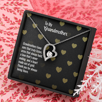 Load image into Gallery viewer, to my grandmother - Forever Love Necklace - JustFamilyThings
