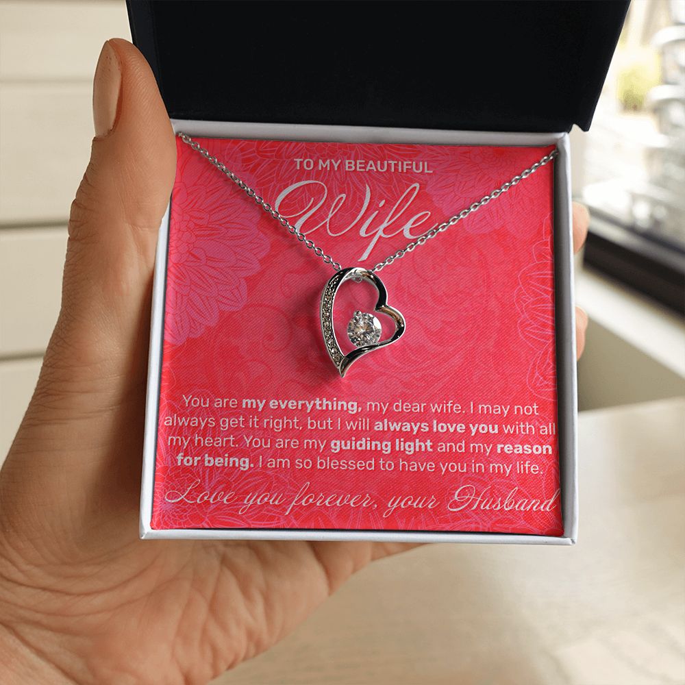 To My Wife - You Are My Everything - Forever Love Necklace - JustFamilyThings