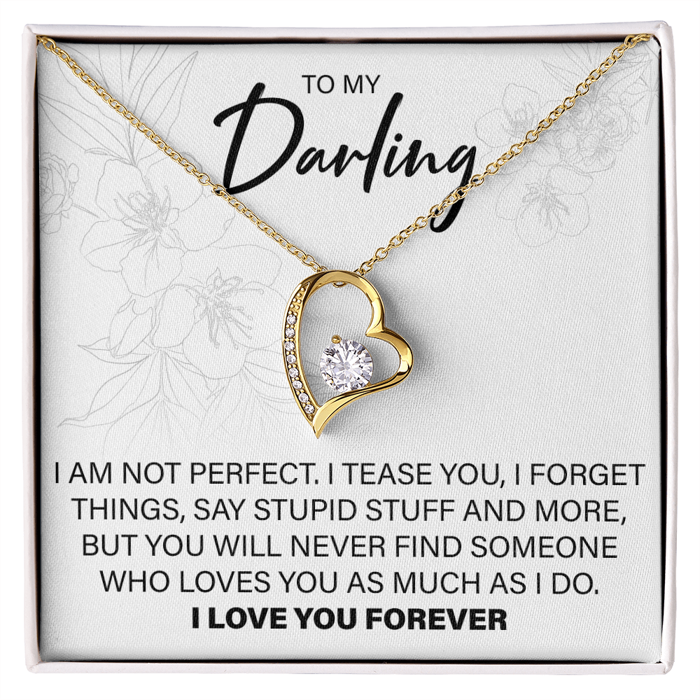To My Darling - Forever Love Necklace - JustFamilyThings