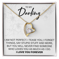 Load image into Gallery viewer, To My Darling - Forever Love Necklace - JustFamilyThings
