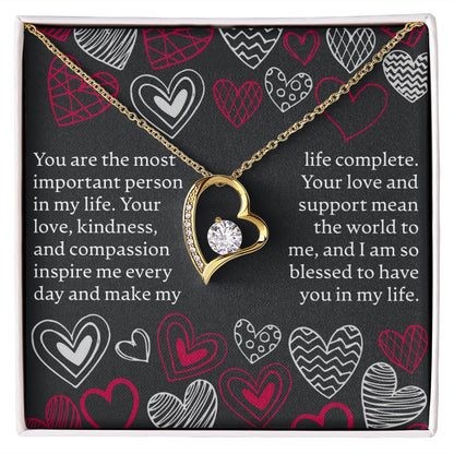 Valentines Day - Forever Love Necklace - JustFamilyThings