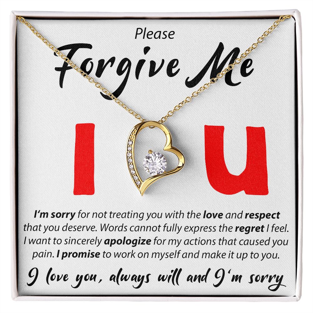 Please Forgive Me - Forever Love Necklace