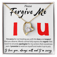 Load image into Gallery viewer, Please Forgive Me - Forever Love Necklace
