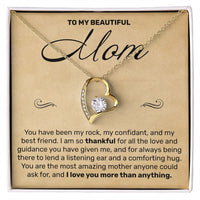 Load image into Gallery viewer, To My Mom - You Have Been My Rock - Forever Love Necklace - JustFamilyThings
