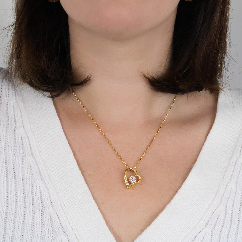 Valentines Day To My Wife - Forever Love Necklace - JustFamilyThings