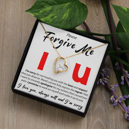 Please Forgive Me - Forever Love Necklace