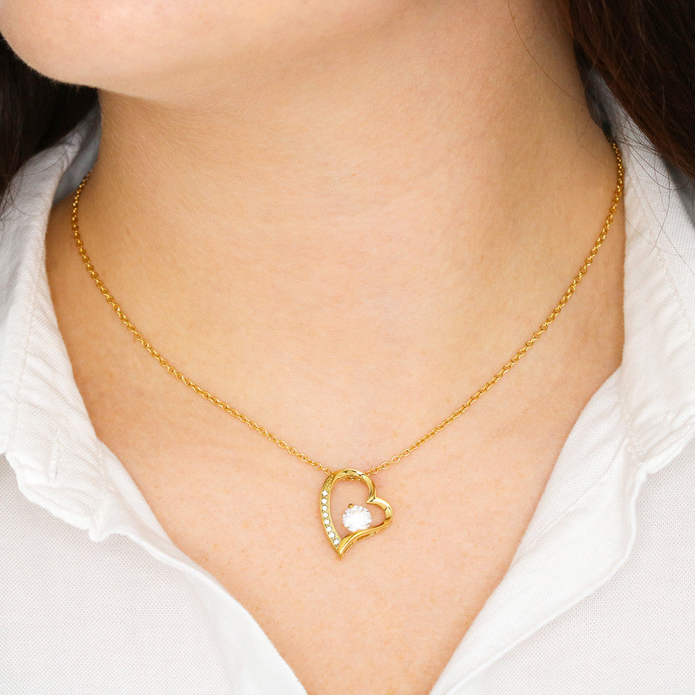 To The Best Army Wife - Forever Love Necklace - JustFamilyThings