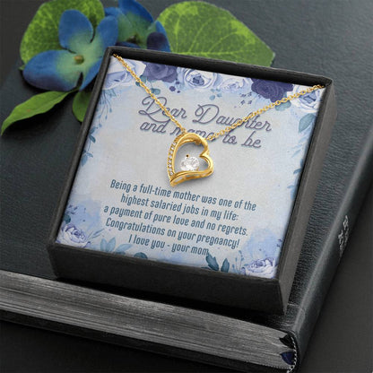 Gift for Pregnant Daughter from Mom - Dear Daughter, Congratulations On Your Pregnancy. - JustFamilyThings