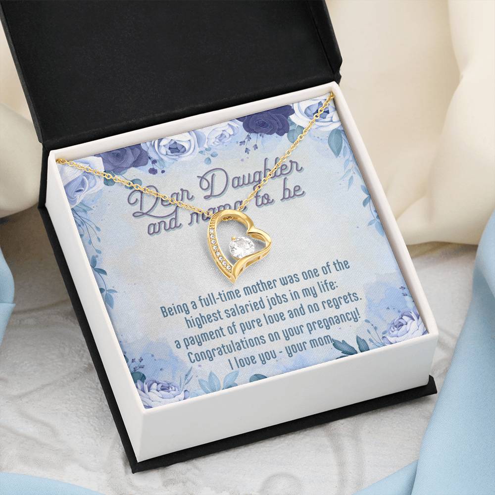 Gift for Pregnant Daughter from Mom - Dear Daughter, Congratulations On Your Pregnancy. - JustFamilyThings