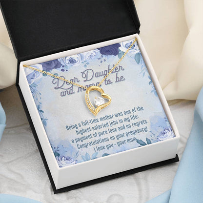 Gift for Pregnant Daughter from Mom - Dear Daughter, Congratulations On Your Pregnancy. - JustFamilyThings