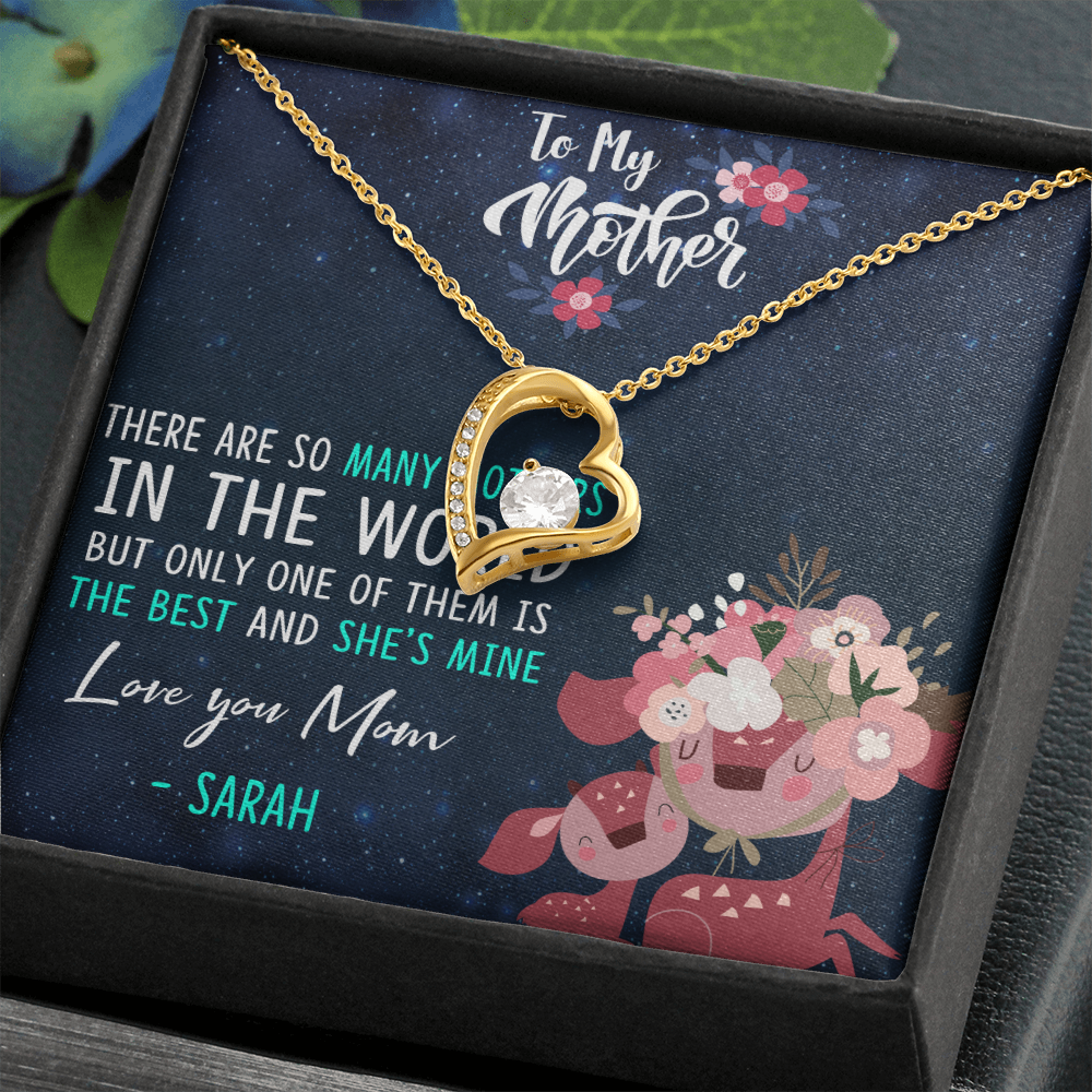 Personalized Custom Name - To My Mother - Forever Love Necklace - JustFamilyThings