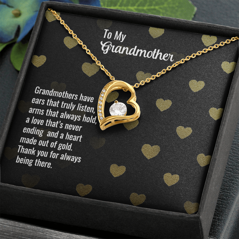 to my grandmother - Forever Love Necklace - JustFamilyThings