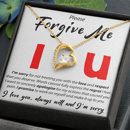 Please Forgive Me - Forever Love Necklace