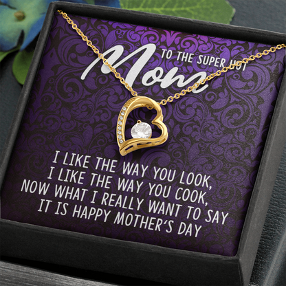 to the superhot mom - Forever Love Necklace - JustFamilyThings