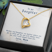 Load image into Gallery viewer, to my daughter from mom - Forever Love Necklace - JustFamilyThings

