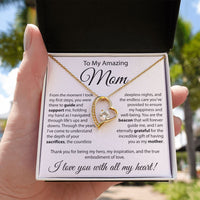 Load image into Gallery viewer, To The Amazing Mom - Forever Love Necklace

