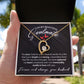 To My Beautiful Soulmate - The Love I Hold For You - Forever Love Necklace - JustFamilyThings