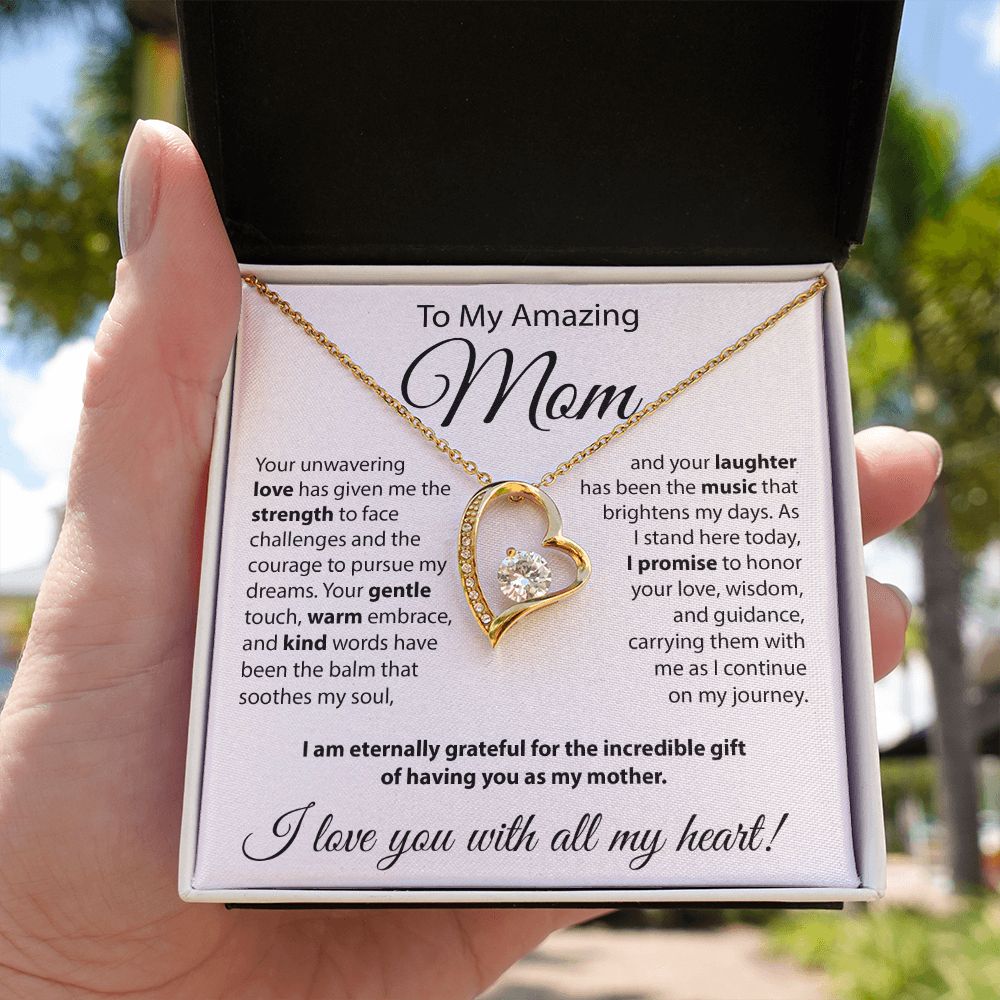 To The Amazing Mom - Forever Love Necklace