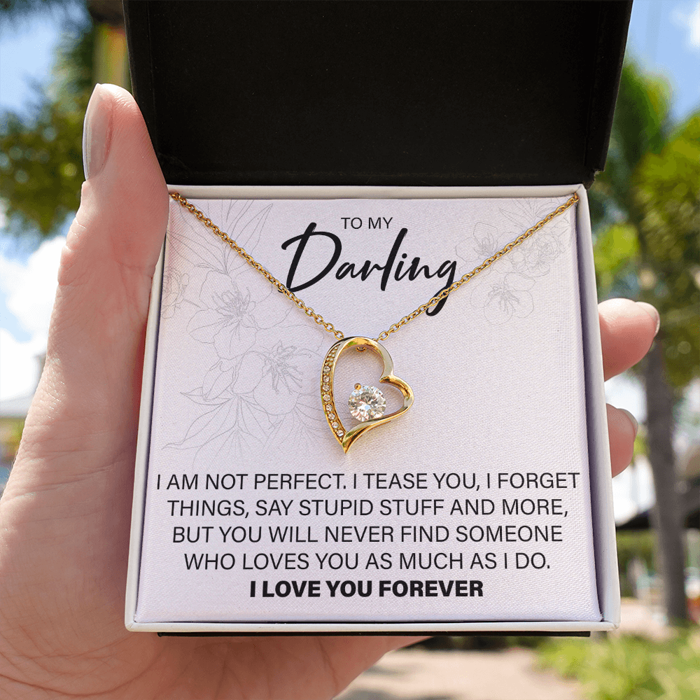 To My Darling - Forever Love Necklace - JustFamilyThings