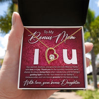 Load image into Gallery viewer, To My Bonus Mom, I Love You - Forever Love Necklace
