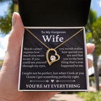 Load image into Gallery viewer, To My Gorgeous Wife - Forever Love Necklace - JustFamilyThings
