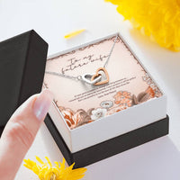 Load image into Gallery viewer, To My Future Wife - Interlocking Hearts Necklace Gift from Fiancé - JustFamilyThings
