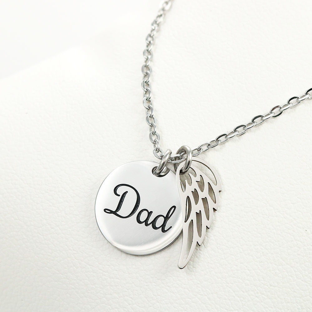 Love is a bond - Dad Remembrance Necklace - JustFamilyThings