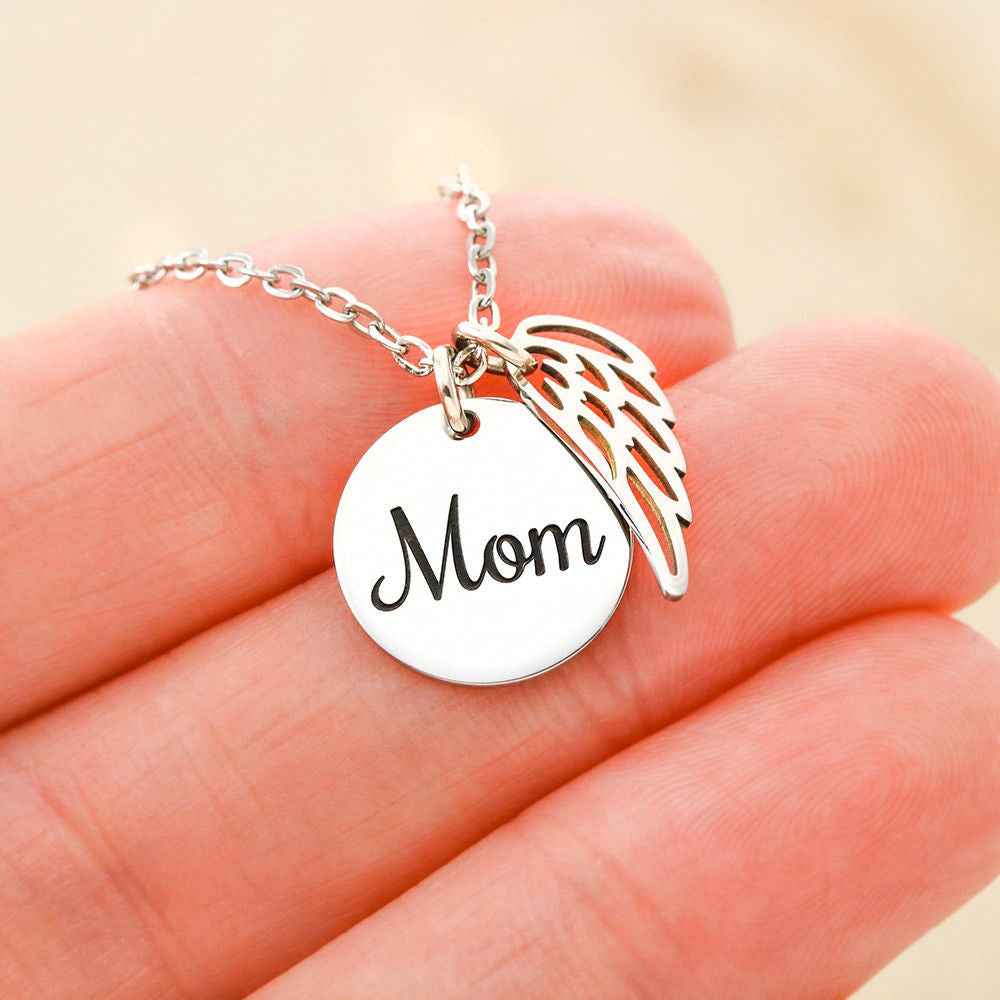 The years may pass - Mom Remembrance Necklace - JustFamilyThings