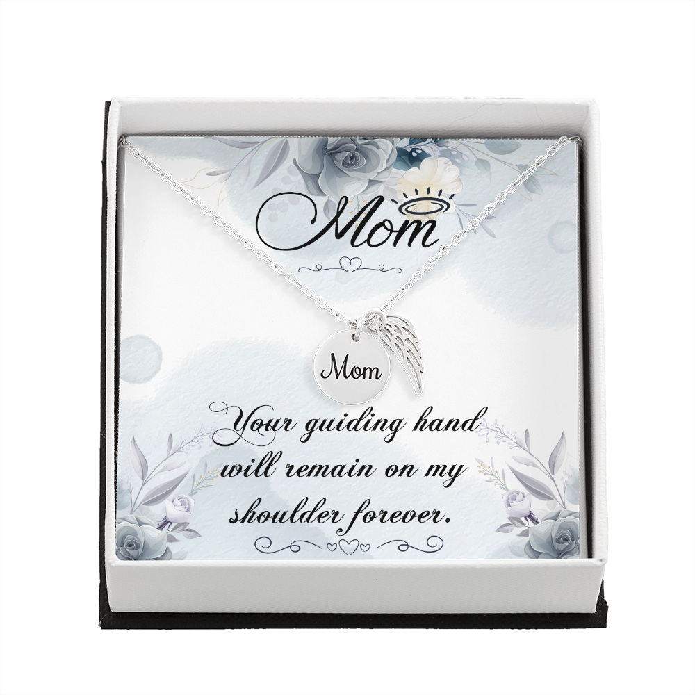 Your guiding hand - Mom Remembrance Necklace - JustFamilyThings