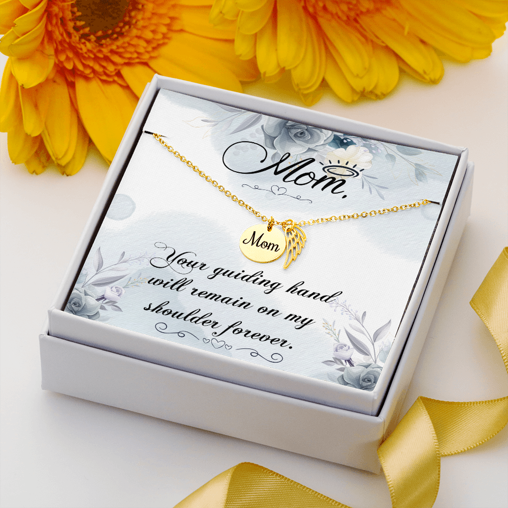 Your guiding hand - Mom Remembrance Necklace - JustFamilyThings