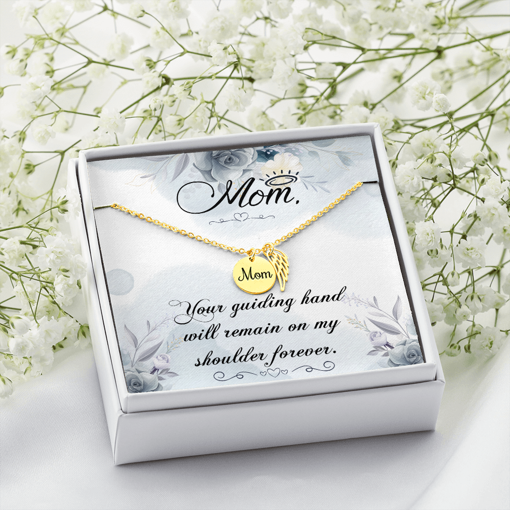 Your guiding hand - Mom Remembrance Necklace - JustFamilyThings