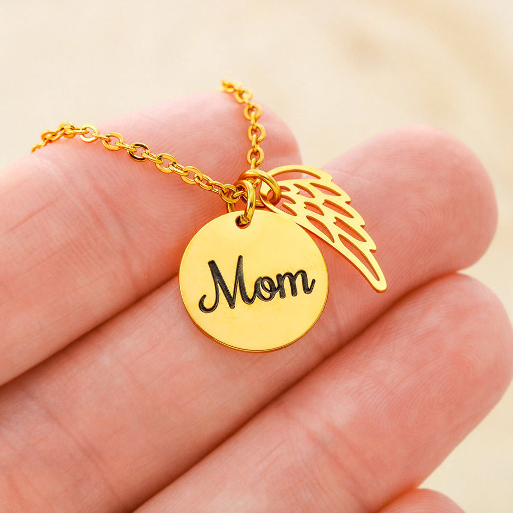 Time slips by - Mom Remembrance Necklace - JustFamilyThings