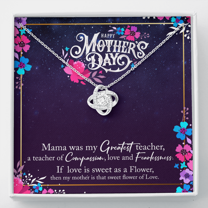 Happy Mother's Day - Love Knot Necklace - JustFamilyThings