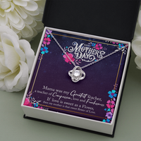 Load image into Gallery viewer, Happy Mother&#39;s Day - Love Knot Necklace - JustFamilyThings
