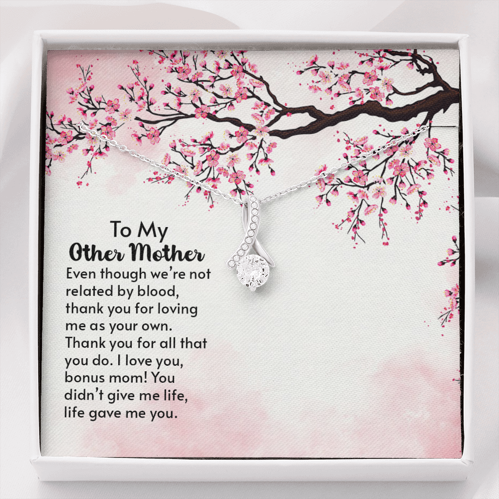 To My Other Mother - Mother in law - Alluring Beauty Necklace - JustFamilyThings