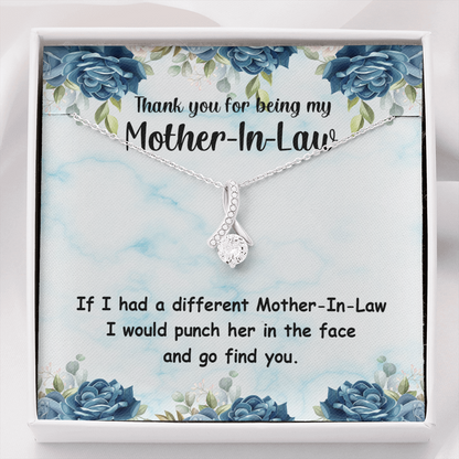 Funny Mother-in-law - Alluring Beauty Necklace - JustFamilyThings