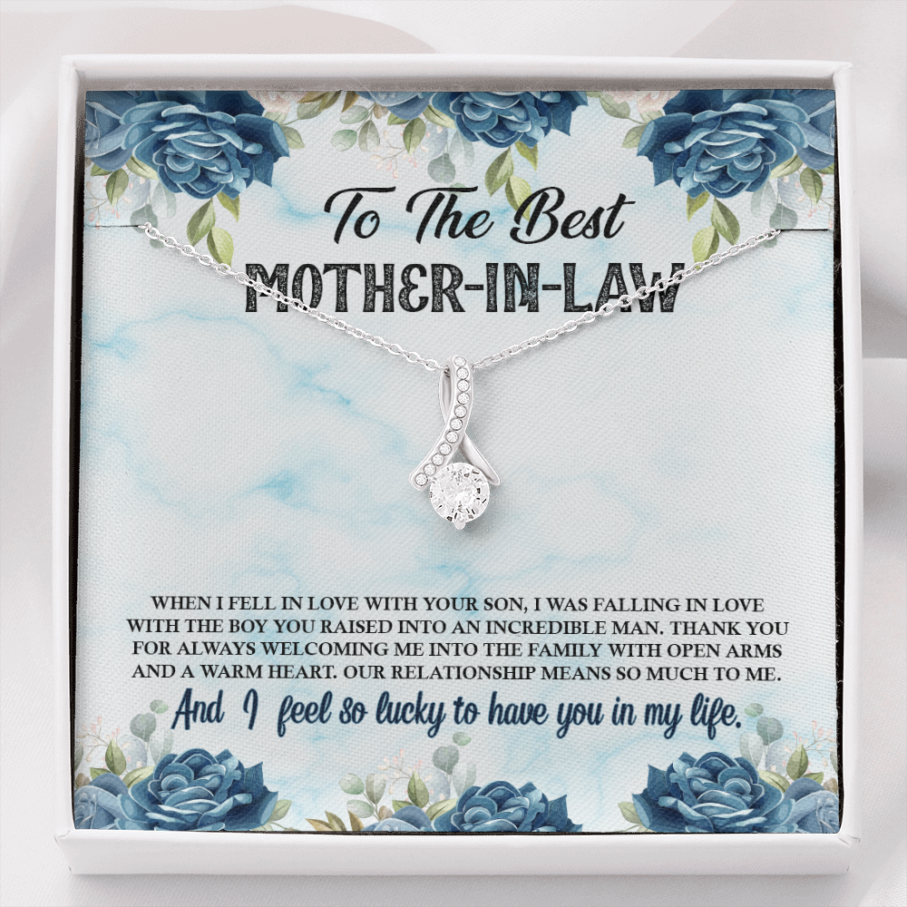 To the best Mother-in-law - Alluring Beauty Necklace - JustFamilyThings