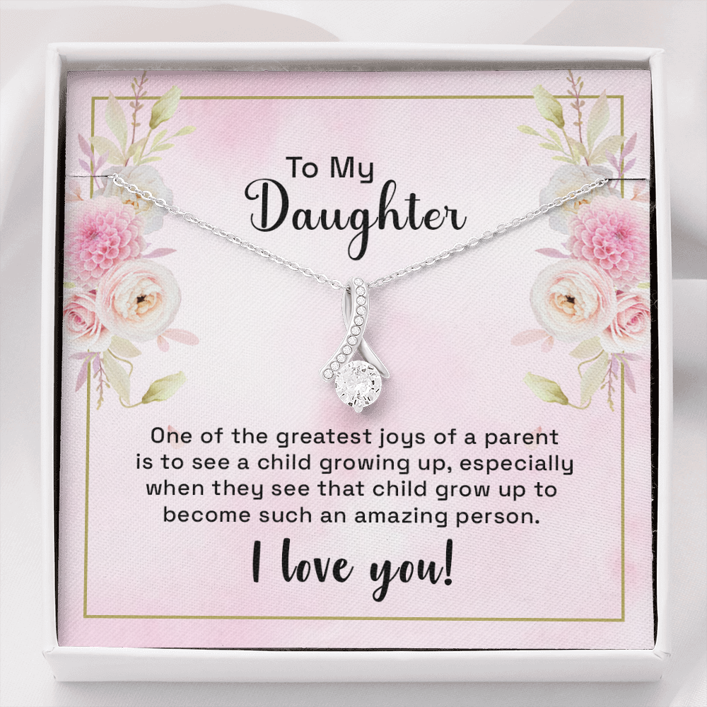to my daughter - one of the greatest joys - Alluring Beauty Necklace - JustFamilyThings
