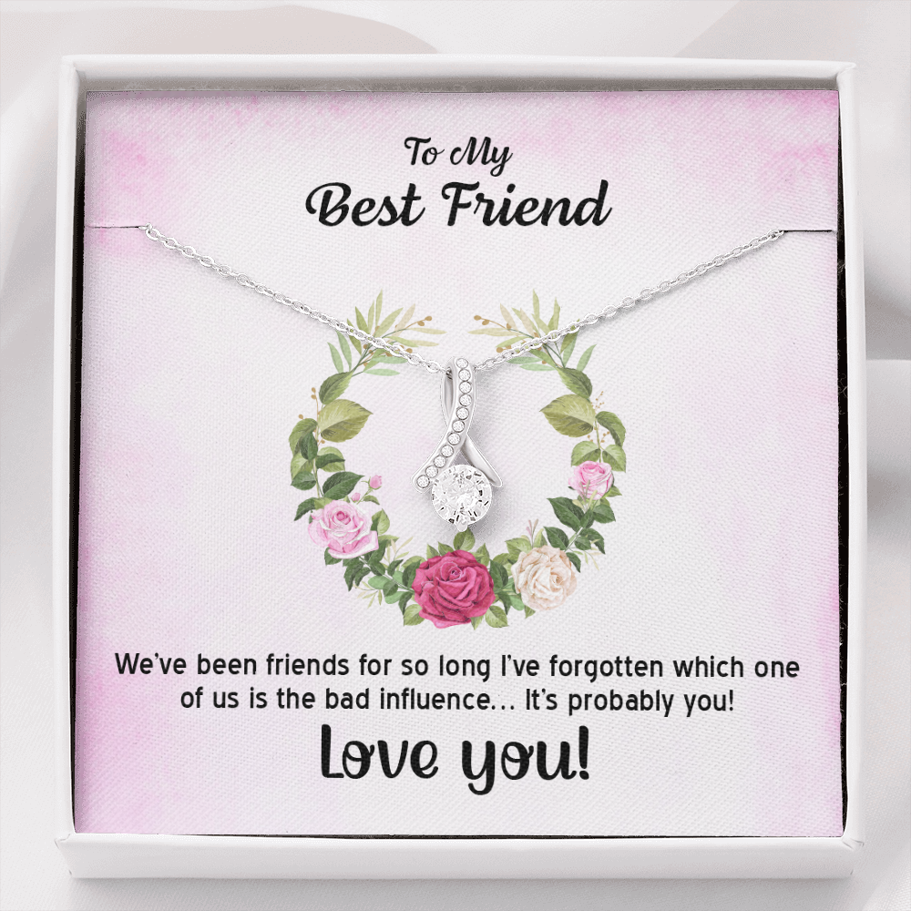 To my best friend - Alluring Beauty Necklace - JustFamilyThings