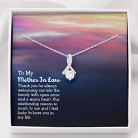 Load image into Gallery viewer, To My Mother In Law - Alluring Beauty Necklace - JustFamilyThings
