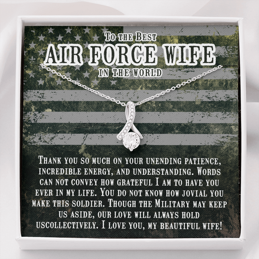 Thank you so much - to Air force wife - Alluring Beauty Necklace - JustFamilyThings
