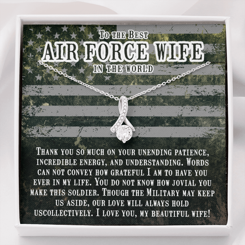 Thank you so much - to Air force wife - Alluring Beauty Necklace - JustFamilyThings