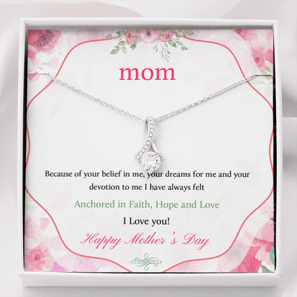 Mother's day to mom - Alluring Beauty Necklace - JustFamilyThings
