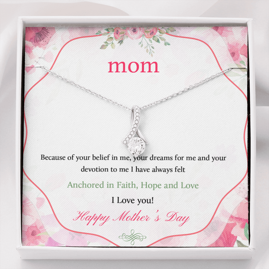 Mother's day to mom - Alluring Beauty Necklace - JustFamilyThings