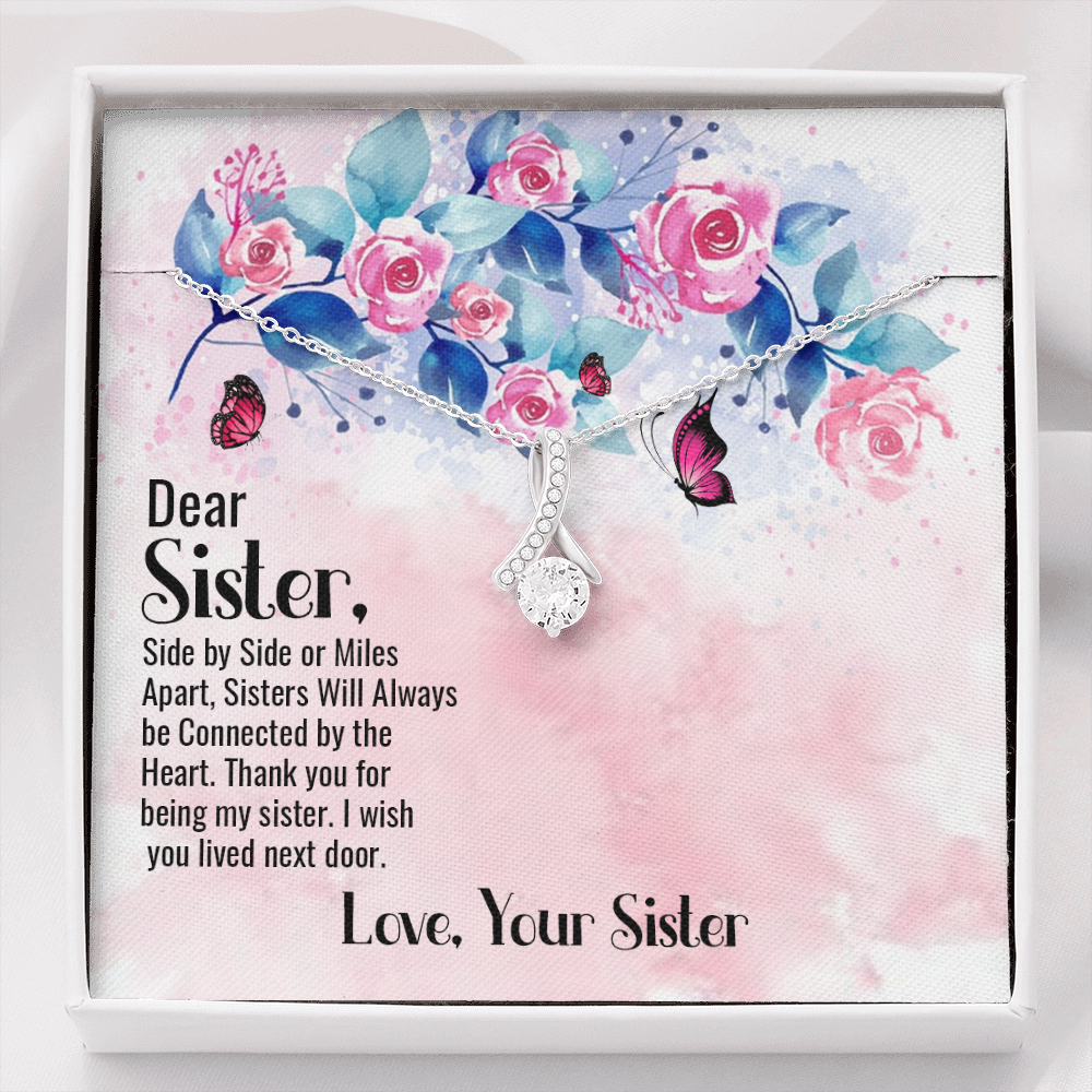 Dear Sister From Sister - Alluring Beauty Necklace - JustFamilyThings