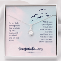 Load image into Gallery viewer, Soar Above the rest - Graduation gift from mom - Alluring Beauty Necklace - JustFamilyThings
