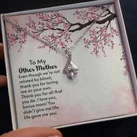 Load image into Gallery viewer, To My Other Mother - Mother in law - Alluring Beauty Necklace - JustFamilyThings
